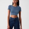 Modern Rib Cropped T-Shirt