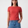 Modern Rib Cropped T-Shirt