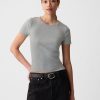 Modern Rib Cropped T-Shirt