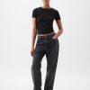 Modern Rib Cropped T-Shirt