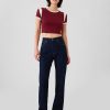Modern Rib Cropped T-Shirt