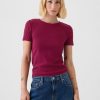 Modern Rib Cropped T-Shirt