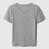Modern Rib Cropped T-Shirt