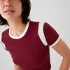 Modern Rib Cropped T-Shirt