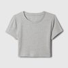 Modern Rib Cropped T-Shirt