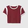 Modern Rib Cropped T-Shirt