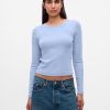 Modern Rib Cropped T-Shirt
