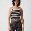 Modern Rib Cropped Tank Top Modern Rib Cropped Tank Top