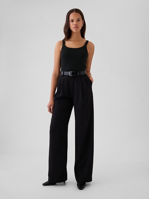 Modern Rib Cropped Tank Top Modern Rib Cropped Tank Top