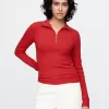 Modern Rib Half-Zip Pullover