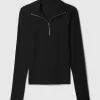 Modern Rib Half-Zip Pullover