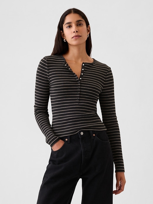 Modern Rib Henley T-Shirt Modern Rib Henley T-Shirt