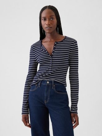 Modern Rib Henley T-Shirt