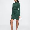 Modern Rib Mockneck Mini Dress