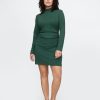 Modern Rib Mockneck Mini Dress