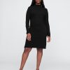 Modern Rib Mockneck Mini Dress