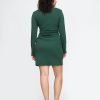 Modern Rib Mockneck Mini Dress