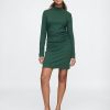 Modern Rib Mockneck Mini Dress