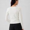 Modern Square-Neck Cropped T-Shirt
