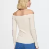 Off-Shoulder Sweater Top