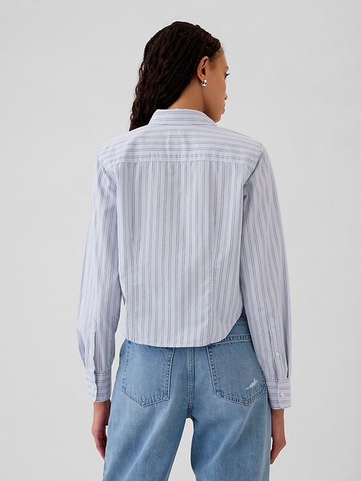 Organic Cotton Cropped Shirt Organic Cotton Cropped Shirt