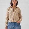 Organic Cotton Cropped Shirt