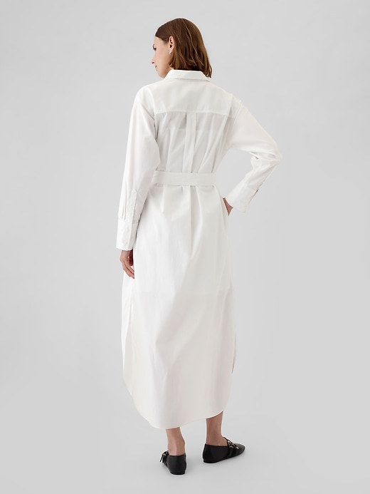 Organic Cotton Maxi Shirtdress Organic Cotton Maxi Shirtdress