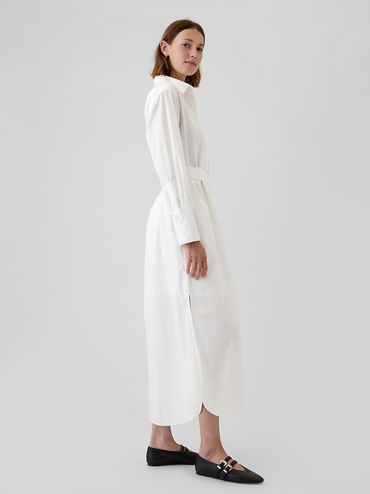 Organic Cotton Maxi Shirtdress Organic Cotton Maxi Shirtdress