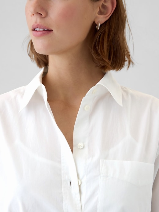 Organic Cotton Maxi Shirtdress Organic Cotton Maxi Shirtdress