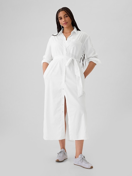 Organic Cotton Maxi Shirtdress Organic Cotton Maxi Shirtdress