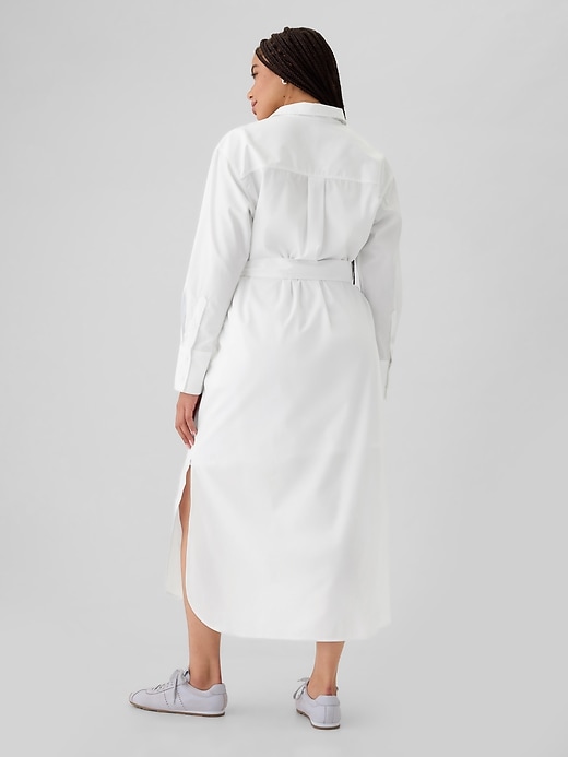 Organic Cotton Maxi Shirtdress Organic Cotton Maxi Shirtdress