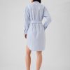 Organic Cotton Oxford Mini Shirtdress