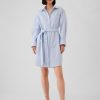 Organic Cotton Oxford Mini Shirtdress