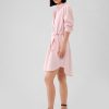 Organic Cotton Oxford Mini Shirtdress