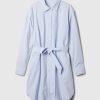 Organic Cotton Oxford Mini Shirtdress