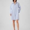 Organic Cotton Oxford Mini Shirtdress