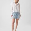 Organic Cotton Poplin Cropped Shirt