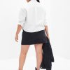 Organic Cotton Poplin Cropped Shirt