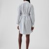 Organic Cotton Striped Mini Shirtdress Organic Cotton Striped Mini Shirtdress