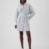 Organic Cotton Striped Mini Shirtdress Organic Cotton Striped Mini Shirtdress