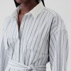 Organic Cotton Striped Mini Shirtdress Organic Cotton Striped Mini Shirtdress
