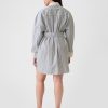 Organic Cotton Striped Mini Shirtdress Organic Cotton Striped Mini Shirtdress