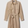 Organic Cotton Striped Mini Shirtdress Organic Cotton Striped Mini Shirtdress
