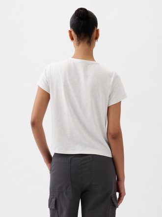 Organic Cotton Vintage Shrunken T-Shirt