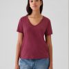 Organic Cotton Vintage V-Neck T-Shirt