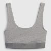 Organic Stretch Cotton Gap Logo Bralette