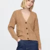 Oversized Cable-Knit Cardigan