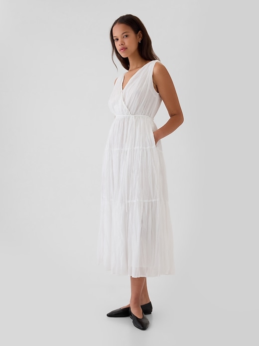 Pleated Tiered Maxi Dress Pleated Tiered Maxi Dress