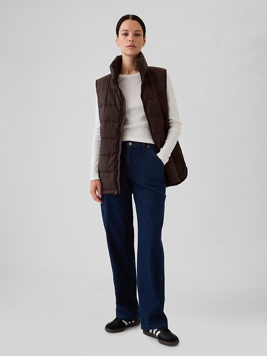 Recycled Lightweight Quilted Puff Vest Recycled Lightweight Quilted Puff Vest