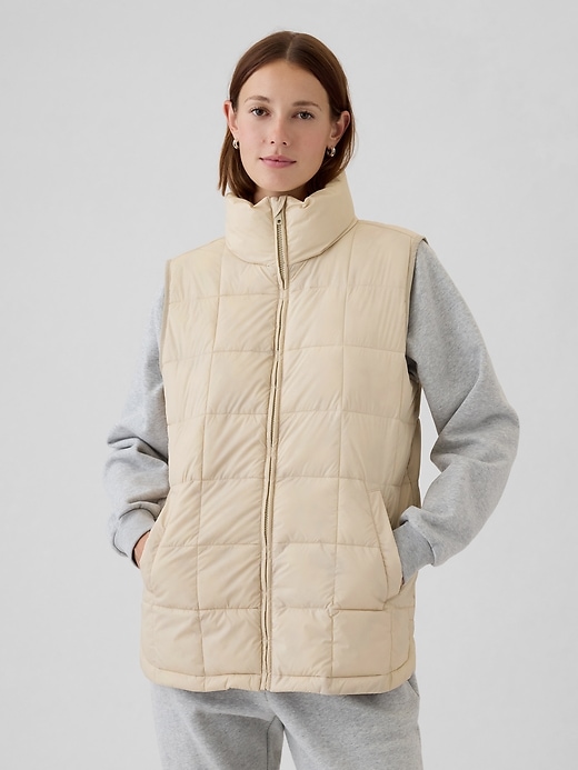 Recycled Lightweight Quilted Puff Vest Recycled Lightweight Quilted Puff Vest